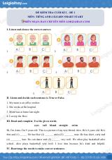 Đề thi học kì 2 Tiếng Anh 4 iLearn Smart Start - Đề số 5